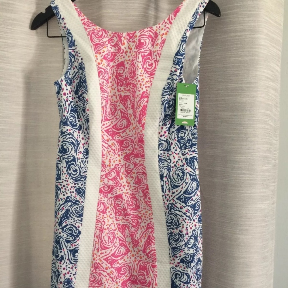 Lilly Pulitzer Indigo Star Crush Shift Dress Sz0